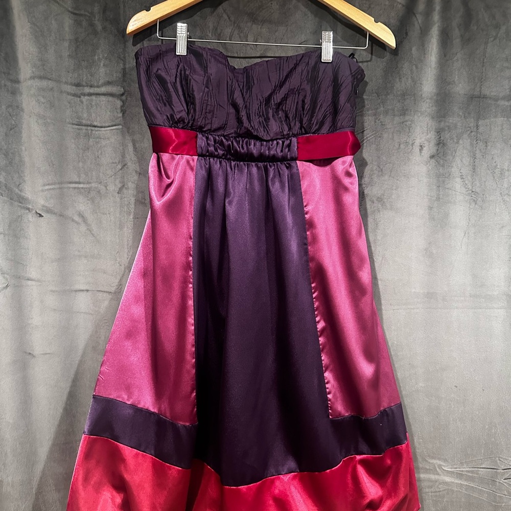 Signature by Sangria Deep Purple Dress